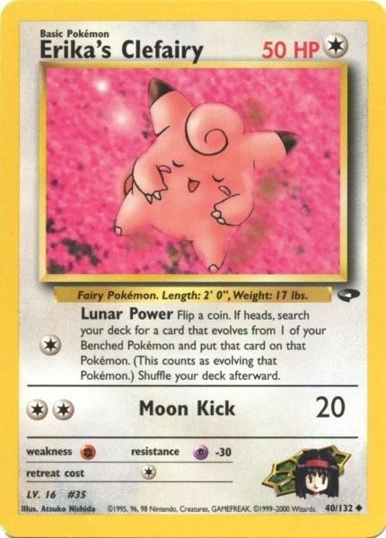 Erika's Clefairy (40/132) [Gym Challenge Unlimited] | Card Merchant Takapuna