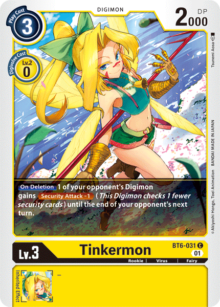 Tinkermon [BT6-031] [Double Diamond] | Card Merchant Takapuna