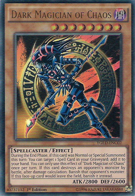 Dark Magician of Chaos [YGLD-ENC02] Ultra Rare | Card Merchant Takapuna