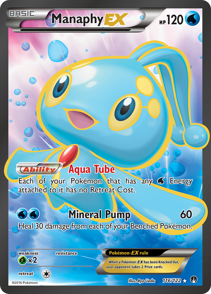 Manaphy EX (116/122) [XY: BREAKpoint] | Card Merchant Takapuna