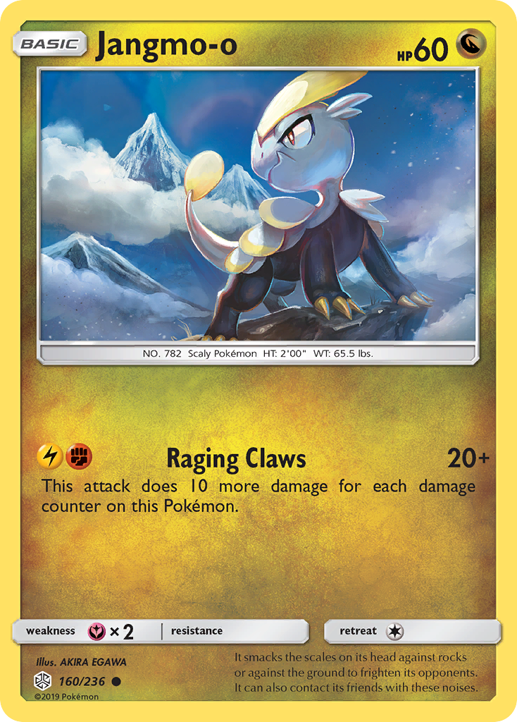 Jangmo-o (160/236) [Sun & Moon: Cosmic Eclipse] | Card Merchant Takapuna