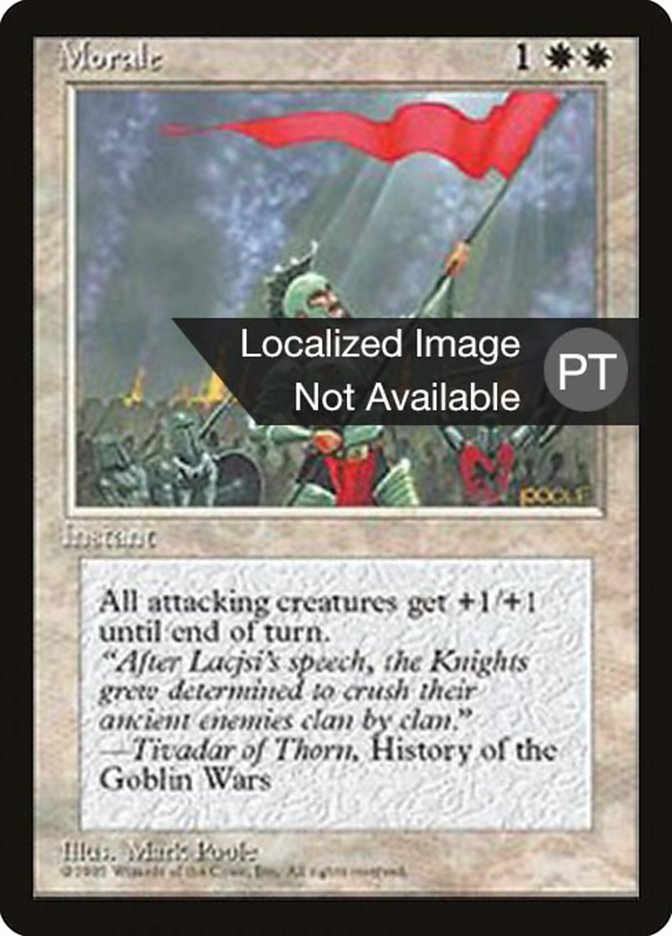 Morale [Fourth Edition (Foreign Black Border)] | Card Merchant Takapuna