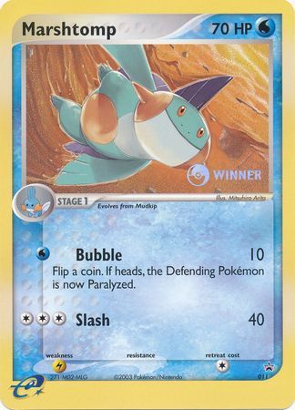 Marshtomp (011) (Jumbo Card) [Nintendo: Black Star Promos] | Card Merchant Takapuna