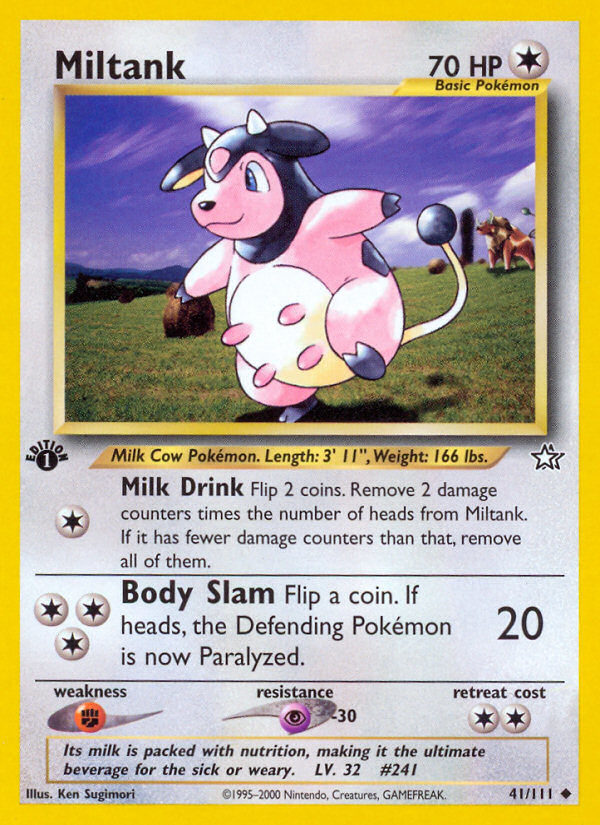 Miltank (41/111) [Neo Genesis 1st Edition] | Card Merchant Takapuna