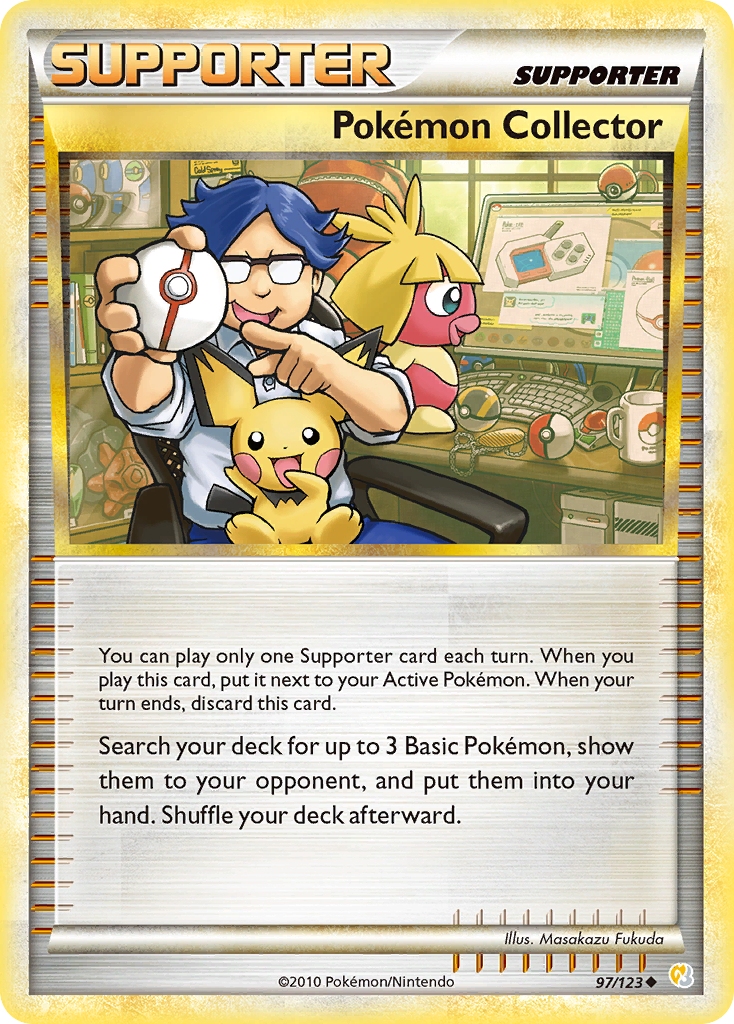 Pokemon Collector (97/123) [HeartGold & SoulSilver: Base Set] | Card Merchant Takapuna