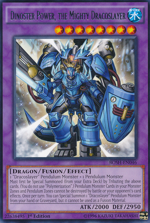 Dinoster Power, the Mighty Dracoslayer [BOSH-EN046] Rare | Card Merchant Takapuna