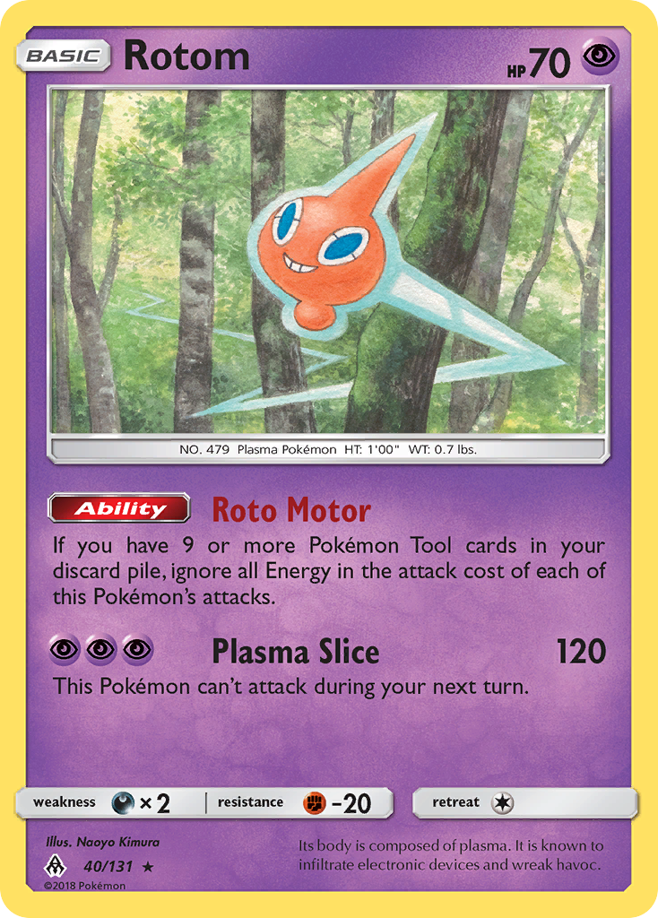 Rotom (40/131) [Sun & Moon: Forbidden Light] | Card Merchant Takapuna