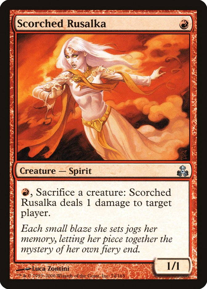 Scorched Rusalka [Guildpact] | Card Merchant Takapuna