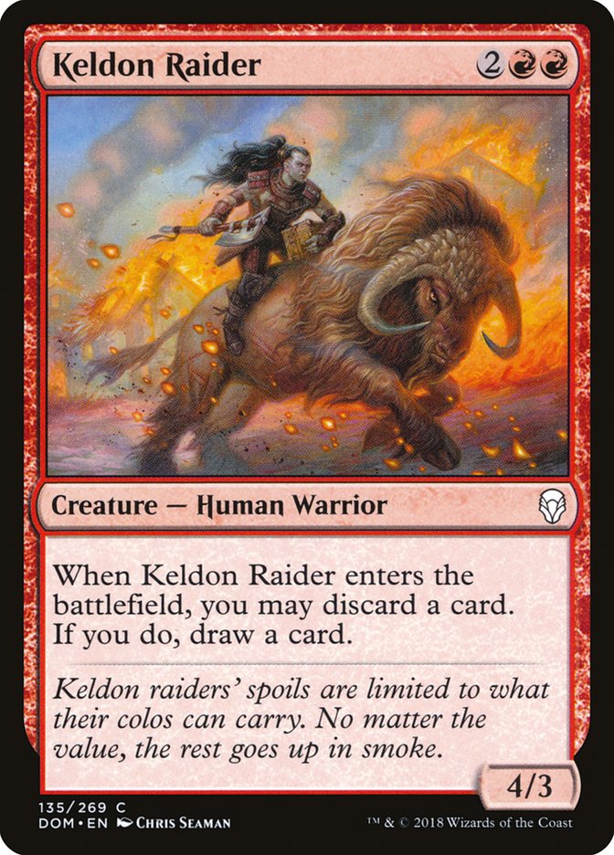 Keldon Raider [Dominaria] | Card Merchant Takapuna