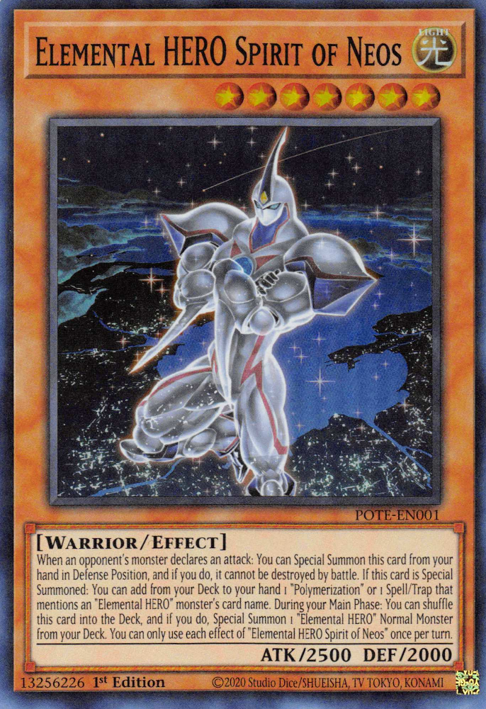 Elemental HERO Spirit of Neos [POTE-EN001] Super Rare | Card Merchant Takapuna