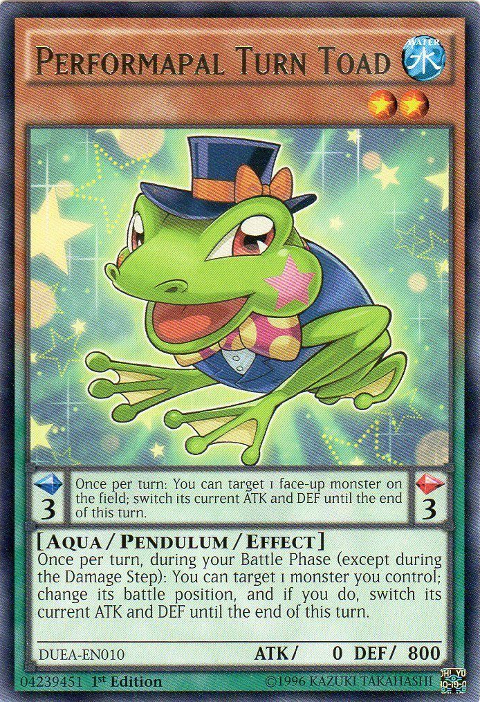 Performapal Turn Toad [DUEA-EN010] Rare | Card Merchant Takapuna