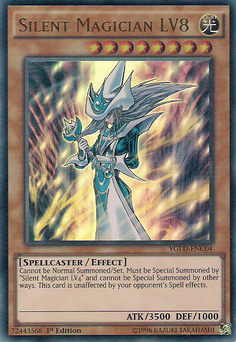 Silent Magician LV8 [YGLD-ENC04] Ultra Rare | Card Merchant Takapuna