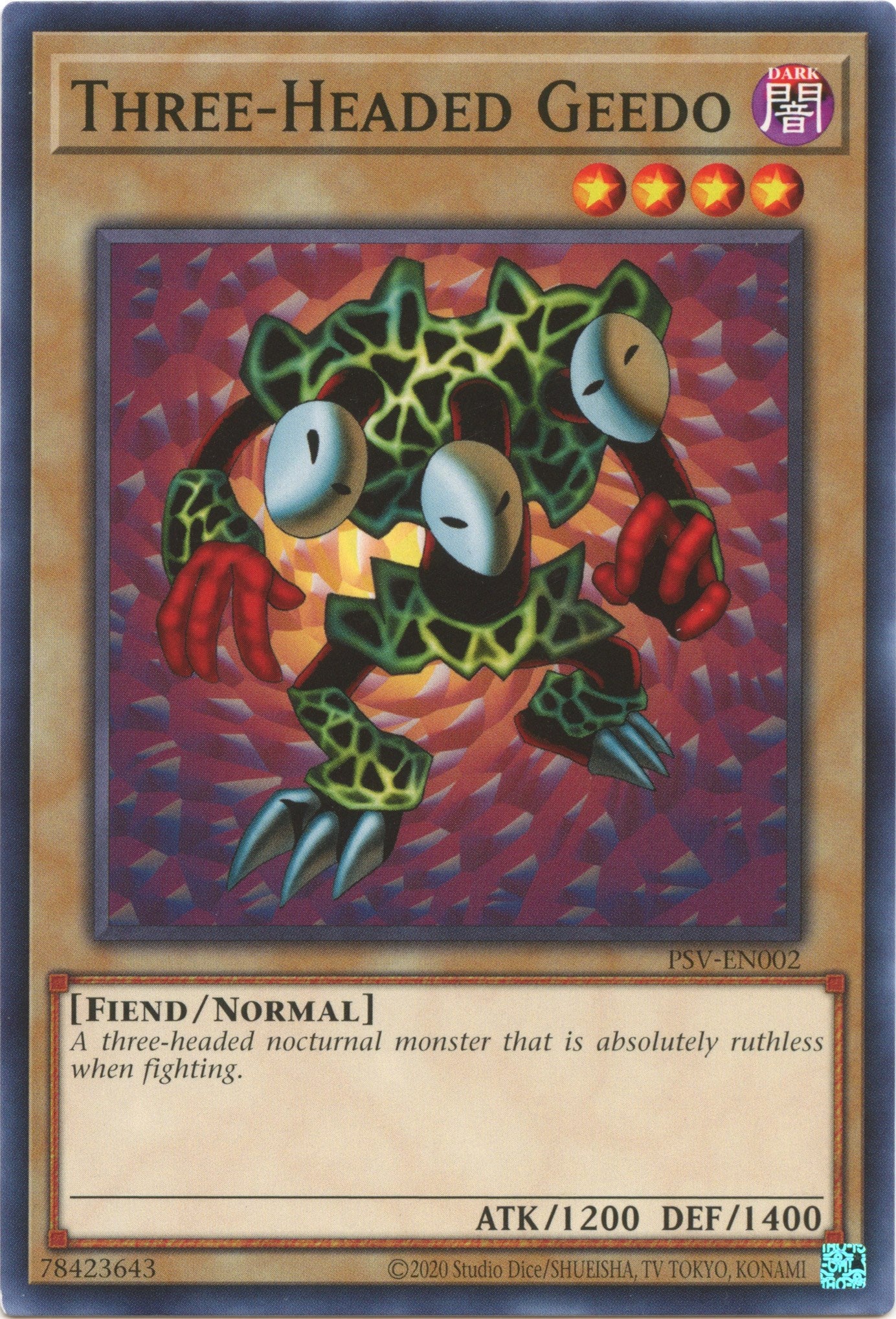 Three-Headed Geedo (25th Anniversary) [PSV-EN002] Common | Card Merchant Takapuna