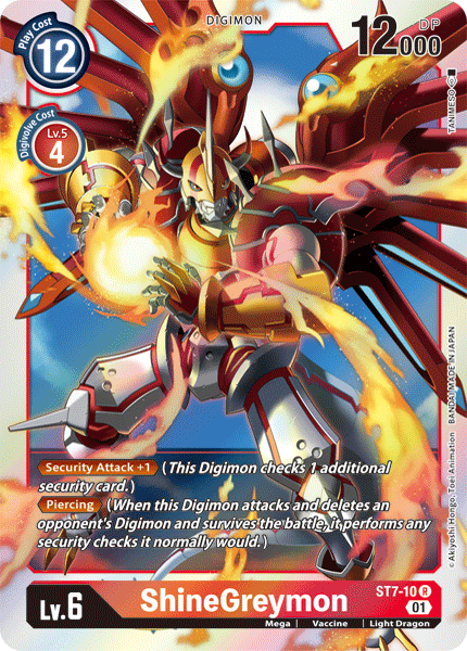 ShineGreymon [ST7-10] [Starter Deck: Gallantmon] | Card Merchant Takapuna