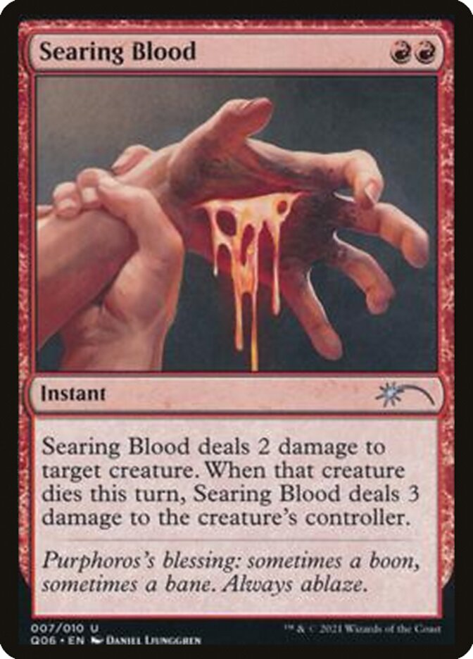 Searing Blood [Pioneer Challenger Decks 2021] | Card Merchant Takapuna