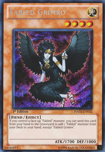 Fabled Grimro [HA02-EN032] Secret Rare | Card Merchant Takapuna