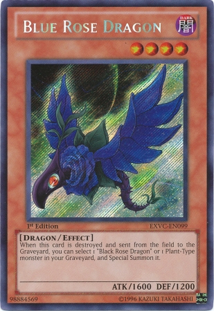 Blue Rose Dragon [EXVC-EN099] Secret Rare | Card Merchant Takapuna