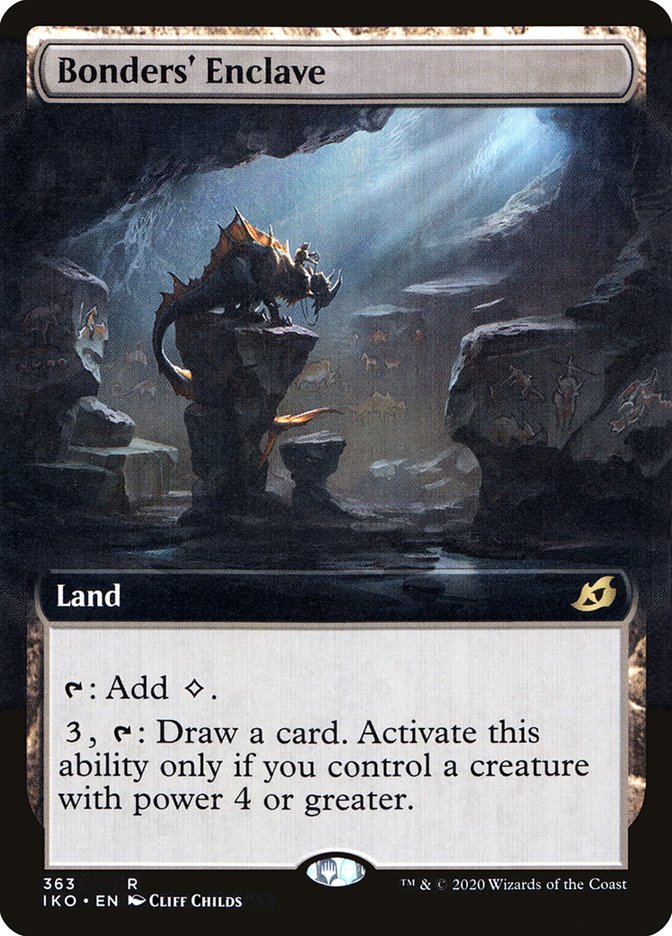 Bonders' Enclave (Extended Art) [Ikoria: Lair of Behemoths] | Card Merchant Takapuna