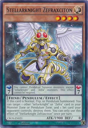 Stellarknight Zefraxciton [CROS-EN021] Rare | Card Merchant Takapuna