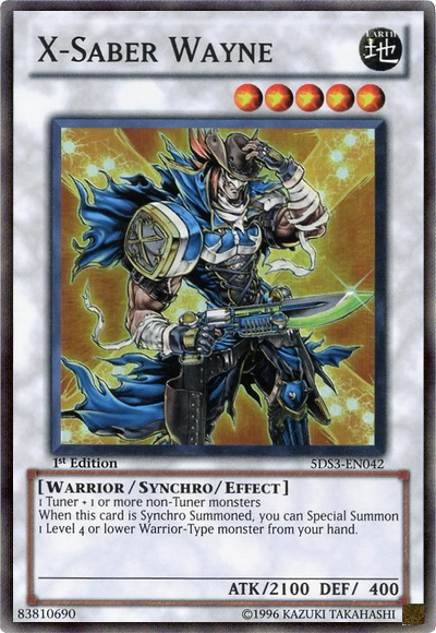 X-Saber Wayne [5DS3-EN042] Super Rare | Card Merchant Takapuna