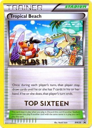 Tropical Beach (BW28) (Top 16) [Black & White: Black Star Promos] | Card Merchant Takapuna