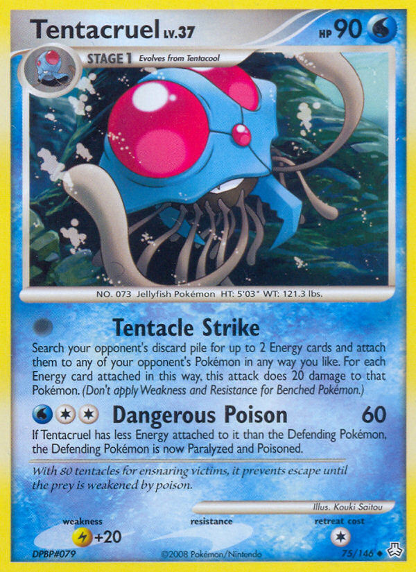 Tentacruel (75/146) [Diamond & Pearl: Legends Awakened] | Card Merchant Takapuna