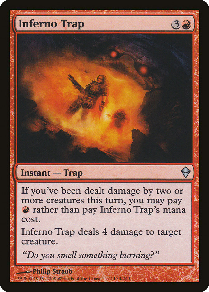 Inferno Trap [Zendikar] | Card Merchant Takapuna