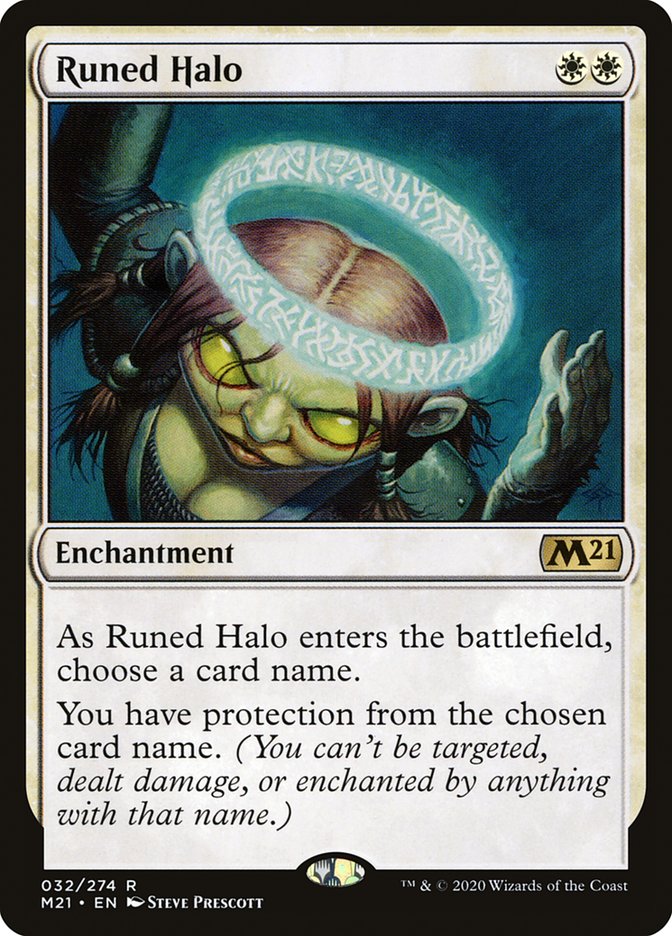 Runed Halo [Core Set 2021] | Card Merchant Takapuna