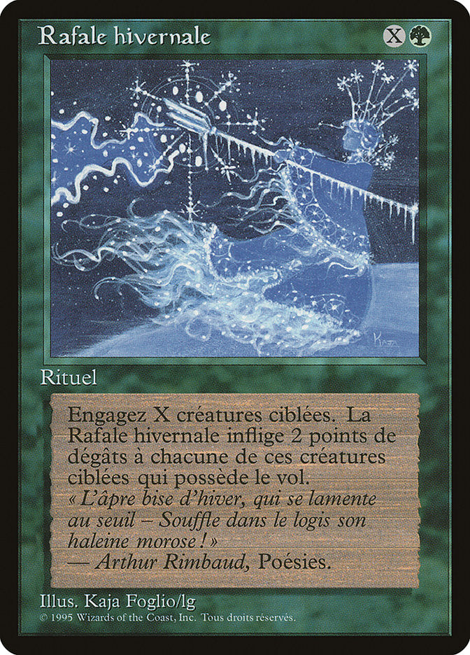 Winter Blast (French) - "Rafale hivernale" [Renaissance] | Card Merchant Takapuna