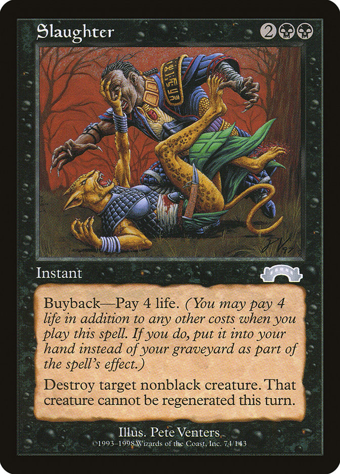 Slaughter [Exodus] | Card Merchant Takapuna