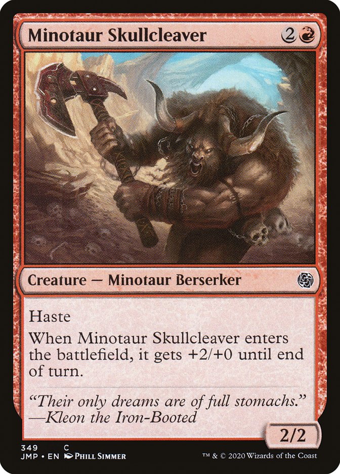 Minotaur Skullcleaver [Jumpstart] | Card Merchant Takapuna