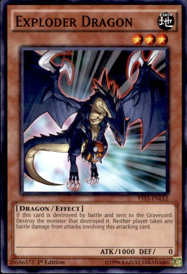 Exploder Dragon [YS15-ENL12] Shatterfoil Rare | Card Merchant Takapuna