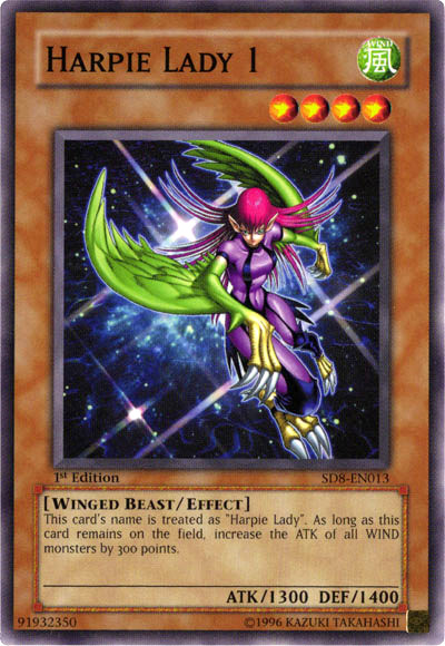 Harpie Lady 1 [SD8-EN013] Common | Card Merchant Takapuna