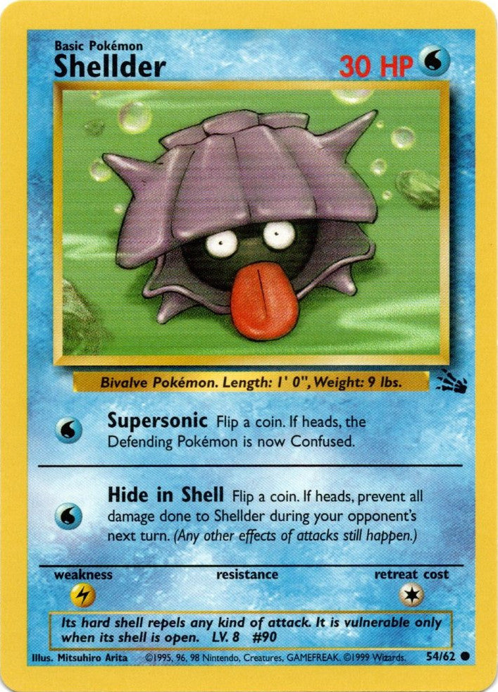 Shellder (54/62) [Fossil Unlimited] | Card Merchant Takapuna