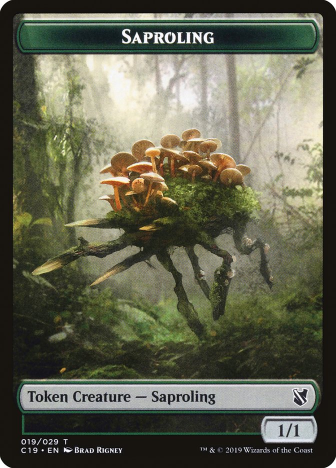 Saproling Token [Commander 2019 Tokens] | Card Merchant Takapuna