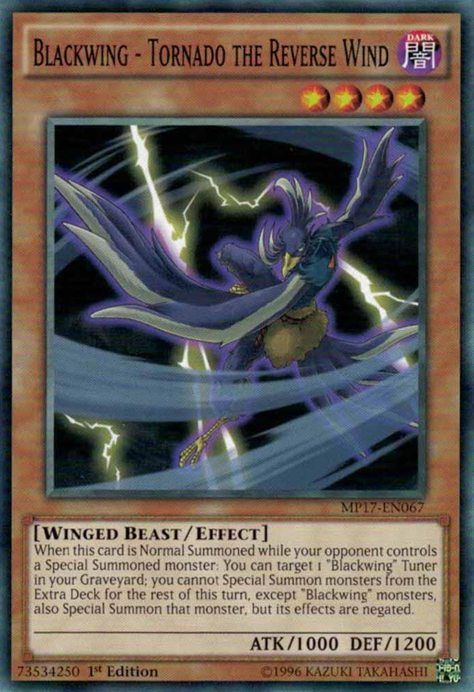 Blackwing - Tornado the Reverse Wind [MP17-EN067] Common | Card Merchant Takapuna