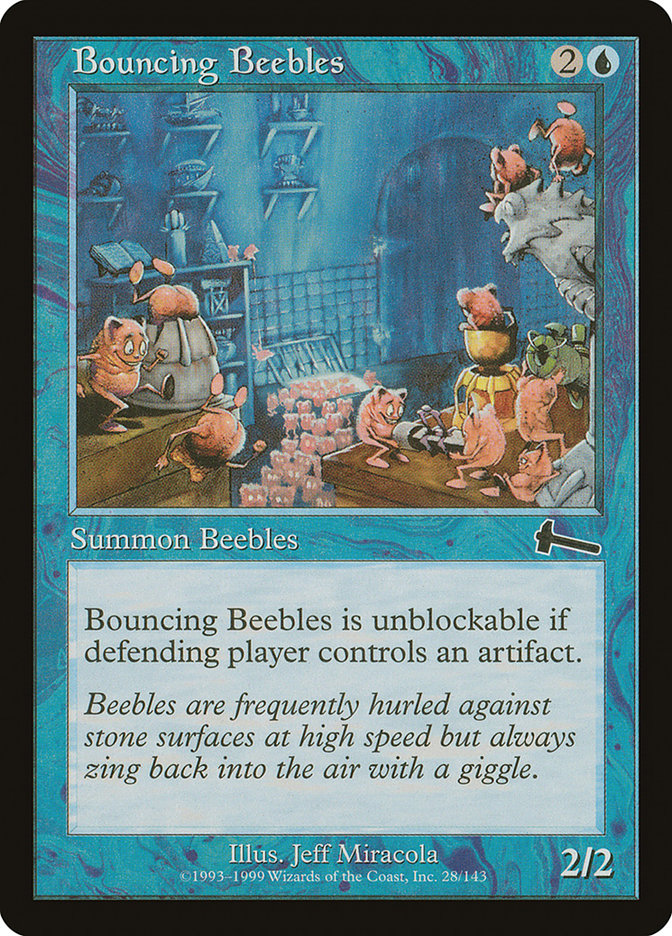 Bouncing Beebles [Urza's Legacy] | Card Merchant Takapuna