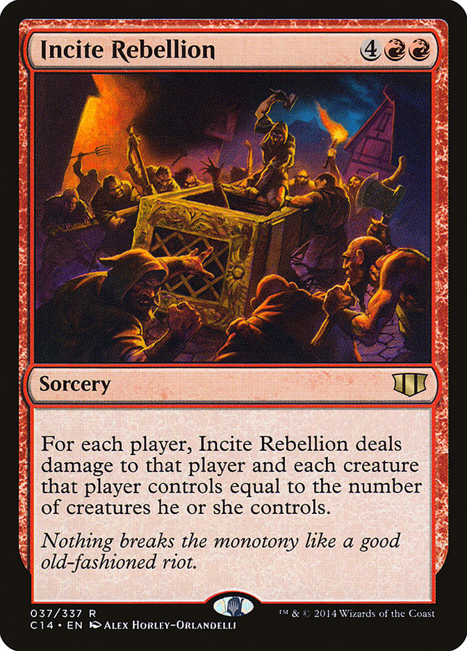 Incite Rebellion [Commander 2014] | Card Merchant Takapuna