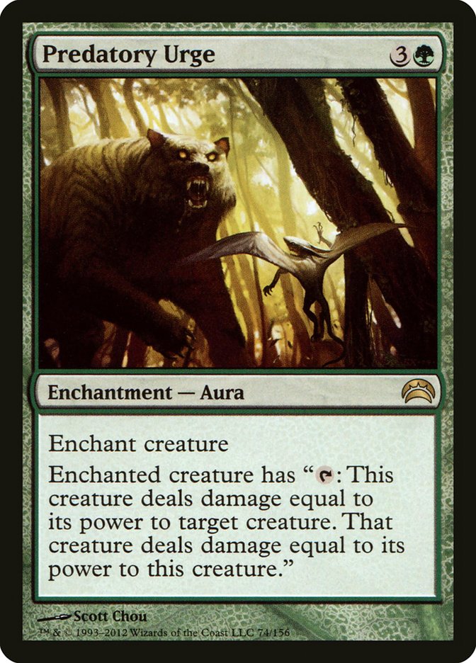 Predatory Urge [Planechase 2012] | Card Merchant Takapuna