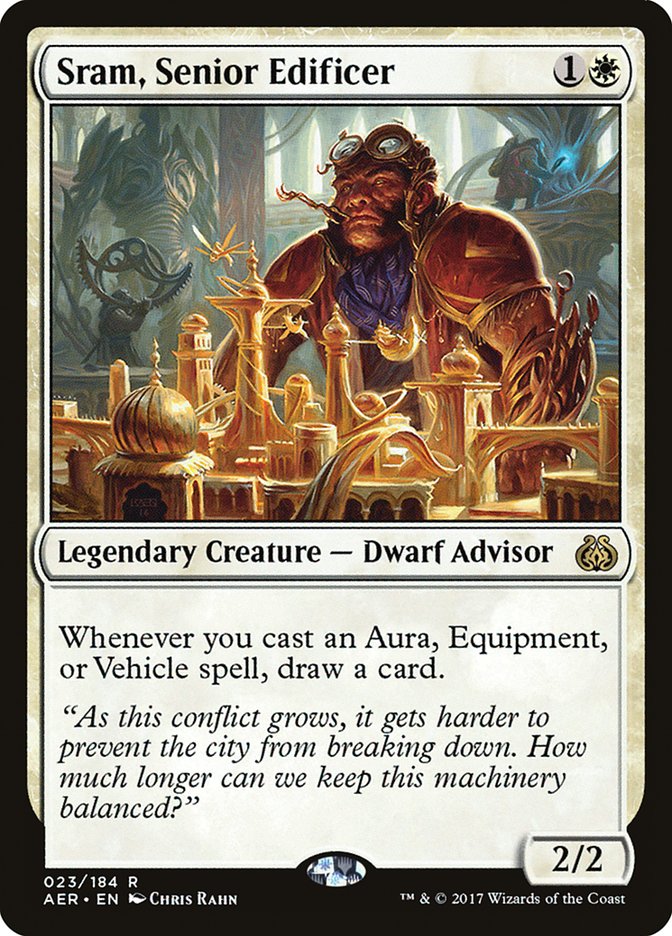 Sram, Senior Edificer [Aether Revolt] | Card Merchant Takapuna