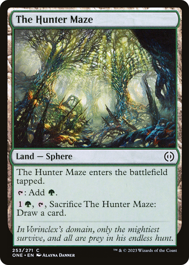 The Hunter Maze [Phyrexia: All Will Be One] | Card Merchant Takapuna