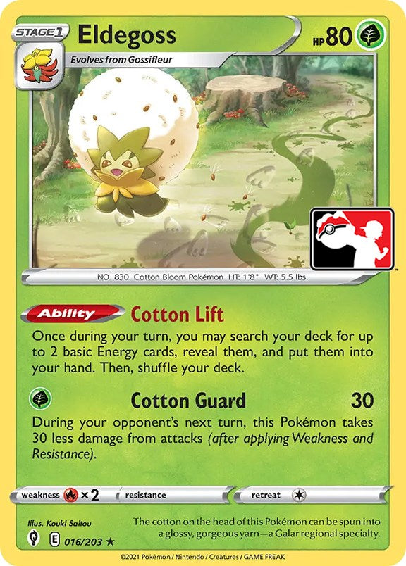 Eldegoss (016/203) [Prize Pack Series One] | Card Merchant Takapuna