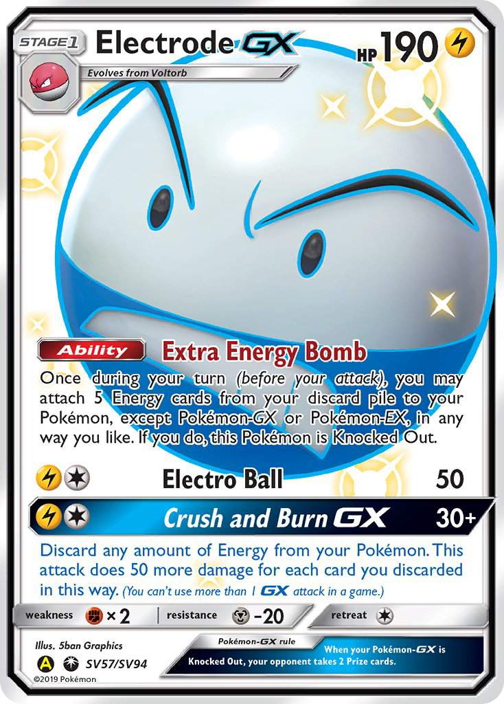 Electrode GX (SV57/SV94) [Sun & Moon: Hidden Fates - Shiny Vault] | Card Merchant Takapuna