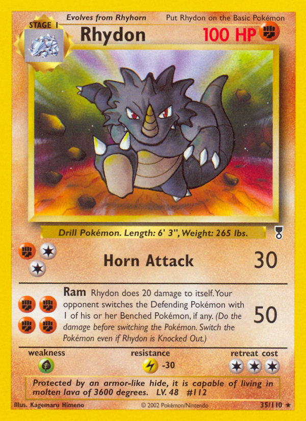 Rhydon (35/110) [Legendary Collection] | Card Merchant Takapuna