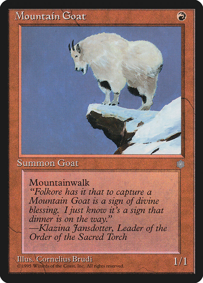 Mountain Goat [Ice Age] | Card Merchant Takapuna