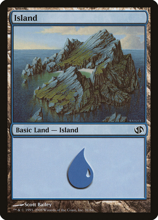 Island (31) [Duel Decks: Jace vs. Chandra] | Card Merchant Takapuna