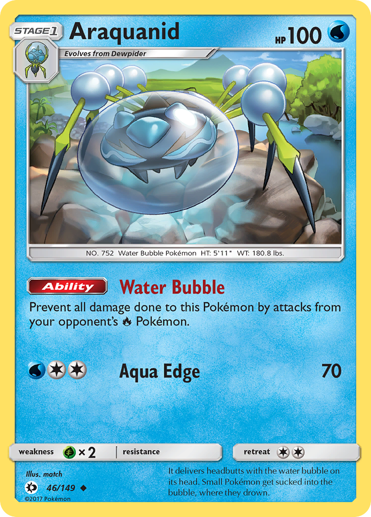 Araquanid (46/149) [Sun & Moon: Base Set] | Card Merchant Takapuna