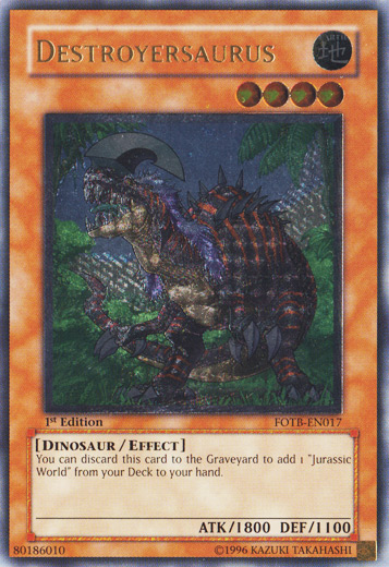 Destroyersaurus [FOTB-EN017] Ultimate Rare | Card Merchant Takapuna