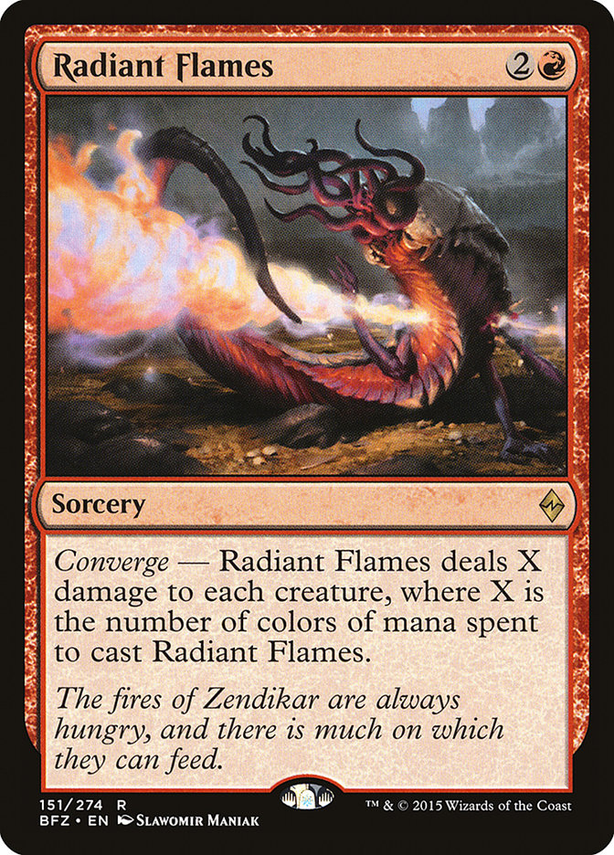 Radiant Flames [Battle for Zendikar] | Card Merchant Takapuna