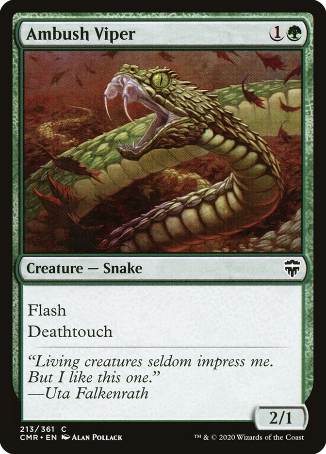 Ambush Viper [Commander Legends] | Card Merchant Takapuna